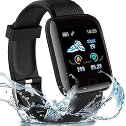 Smart Fitness Watch For Maruti Celerio X Original Sports Touchscreen Smart Watch Bluetooth 1.3" Smart watch LED with Daily Activity Tracker, Heart Rate Sensor, Sleep Monitor and Basic Functionality for All Boys & Girls Wristband - (WK-16A 1D-116, Black)-48