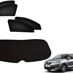 Kozdiko Zipper Magnetic Car Curtain Set of 4 Pcs with Dicky for Maruti Baleno-image-56