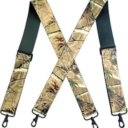yashidun 5CM Men's Suspenders with 4 Clips Elastic Adjustable Trouser Braces for Pants and Jeans-picture-3