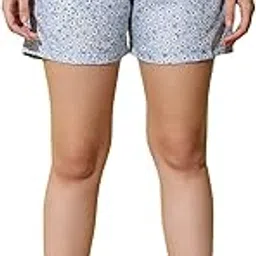 my swag Women's Floral Print Daily Use Casual Outdoor Shorts with 2 Pockets-picture-20
