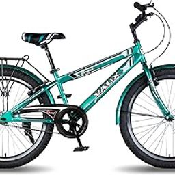 Vaux Excel 24t Cycle for Boys & Girls with V-Brakes, MTB Cycle with 13.5" Steel Frame, Alloy Rims,24x2.40inch Ralson Tyre, Bicycle for Boys 10 to 15 Years (Classic, Green)-image-35