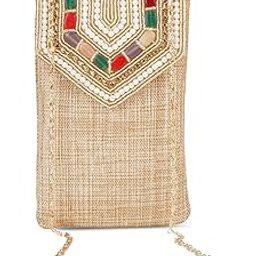 Pearl Clutch Silk Saree Clutch Mobile Pouch Waist Clip Gift for Women & Girls-picture-50