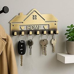Xpert SS Key Hanger Hut & Home 1 Pc Antique Finish Key Hangers for Wall Key Chain Holders for Wall Key Stand Wall Key Holder Used for Home Key Holder for Home Decor-image-39