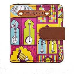 Multicolored Faux Leather Women's Wallet-46