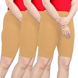 Women's Mid-Waist Cotton Stretch Shorties – Soft & Breathable Everyday Shorts for Comfort & Movement-picture-22