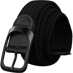 Unisex Canvas Belt with Square Pin Buckle, No Perforation Design, Durable and Versatile for Men and Women-image-10