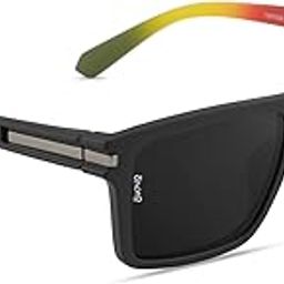 Eyewearlabs Sunglasses For Men & Women | Polarized Full Rim Rectangular Premium Branded Stylish Spectacles | 100% UV Protection Shades | Cricket Sports Cycling Driving & More | Rydon-image-93