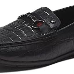 Mens Solid Slip on Genuine Leather Loafers (201820FW)-image-40