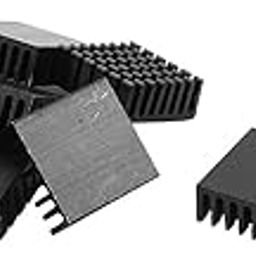 Ubersweet® Imported 10PCS 25x25x10mm Aluminum Heatsink Cooling for LED Power Memory Chip_55680-picture-29