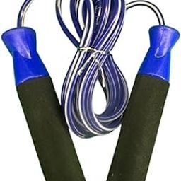 Skipping Rope for Fitness: Adjustable Jumping Rope for Effective Workouts, Ideal for Men and Women, Versatile Jump Rope for Fitness Training (Blue - Black)-image-34