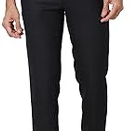 Men's Slim Fit Polyviscose Blend Structure Pattern Flat Front Formal Trouser-picture-14