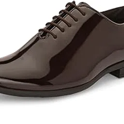 centrino Men's Glossy Formal Shoes |Lace-Up Design with Cushioned Insole for Comfort | Comfort, Style and Durability for Professional or Formal Wear |Craftsmanship for All-Day Elegance (9750)-picture-37