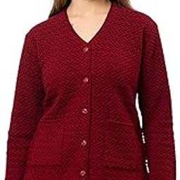 Winter Wear Casual Full Sleeve with Front Pockets Women's Cardigans (2032)-image-76