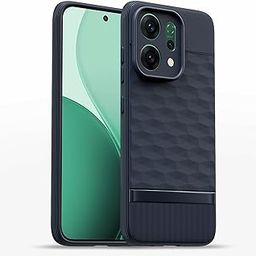 Outlouders Back Cover for Oppo Reno 14 5G | Full Camera Protection | TPU Soft Flexible Shockproof Bumper Case (Blue)-image-95