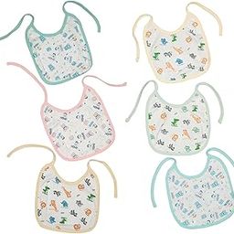 BODYCARE Unisex Round Neck Printed Bibs Pack Of 6-picture-17