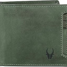 Leather Wallet For Men I Ultra Strong Stitching I 2 Currency Compartments, Green-picture-30