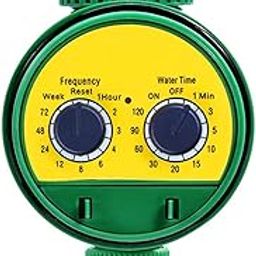 Supvox® Drip Irrigation Timer for Garden Farm with Universal Faucet Connector, Irrigation Water Timer, Easy to Use Automatic Watering System, Waterproof Digital Irrigation Timer System for Lawns-4