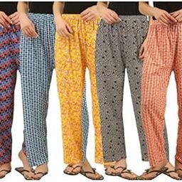 Women`s Cotton Print Pajama/Nightwear/Bottom, Lounge Wear, Multicolored Pajama/Print, Design and Color May Different (Depend on Availability)-picture-42