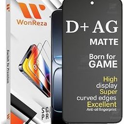WonReza® Pack 1- Matte Screen Guard Protector for OnePlus Nord 5 5G Matte Tempered Glass Edge to Edge [Anti-FingerPrint | Anti-Glare | Camera Cutout] - installation Kit-2