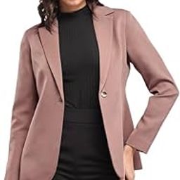 Single Breasted Blazer - Brown-picture-19