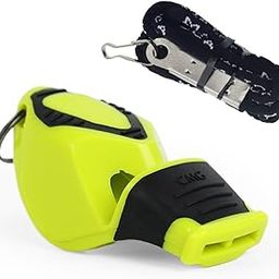 Proberos® Whistle for Sports Coach, Sports Whistles with Lanyard, High Pitch whistle, Whistle for Coach, Football Coach, Boxing Referee, Gym Teacher (green)-24