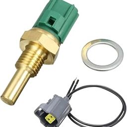 UJEAVETTE Car Coolant Temperature Sensor F32Z12A648A for Toyota Metal Accessories with Pigtail Plug-6