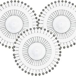 120pins Ball Shape White Glossy Faux Pearl Brooch | Hijab pins for Women (120 Pins)-image-54