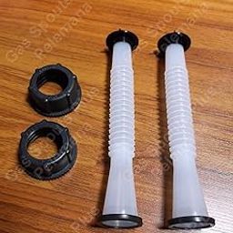 2 Gas Can SPOUT & Parts KIT incl 2 Spouts 2 Scepter Screw Collars 2 Stoppers-image-40