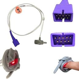 MQUIP Reusable Nellcor Neonatal SPO2 Probe – Y Sensor, 9-Pin Connector, Neonatal Clip, Works on Low Perfusion, 1 Meter, Compatible with All Multipara Monitor Brands Using Nellcor Technology (1)-10