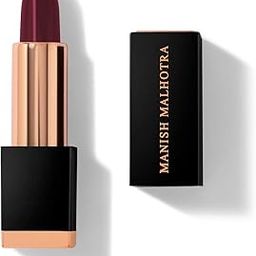 MyGlamm Manish Malhotra Soft Matte Lipstick - Violet Dream - 4gm | Deep Plum Shade | Long Lasting, Moisturizing & Hydrating Lipstick | Full Coverage | Enriched with Tropical Oil-24