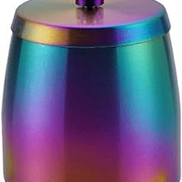 Ashtray With Lid Smokeless Stainless Steel Ash Trays Covered Windproof Smell Proof Ashtrays for Outside Patio Home Odorless Office Tabletop (Rainbow)-image-13