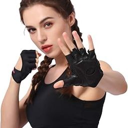 7150282 Woman Lycra Half Finger Girl Short Fingerless Gloves for Indoor Yoga Gym Fitness Body Building Training-image-30