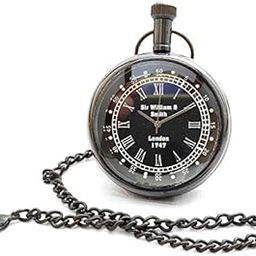 Royal Gold Brass Antique Sir William & Smith 1747 Dial - Pocket Gandhi Watch Royal Look Indian Handicraft Premium Gift Item-image-82
