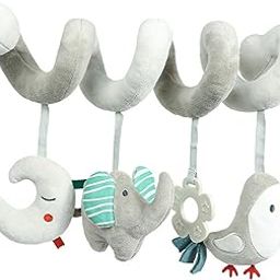 Meadawgs® Baby Crib Hanging Rattle Cartoon Spiral Stroller Toy for Newborn Unique Gift Elephant Bird|Baby | Toys for Baby |Developmental Baby Toys|1 Baby Crib Hanging Rattle Toy-image-21