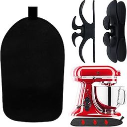 Sliding Mat for Kitchenaid Stand Mixer Slider Mat with Bendable Cord Organizers for KitchenAid 4-5 Qt Appliances-27