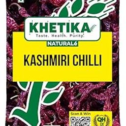 Khetika Naturale Kashmir Chilli 100 grams | Whole Kashmiri Mirchi | Rich in Antioxidants | Pesticides Free | Hygienically Sealed-image-26