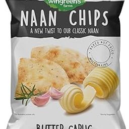 Wingreens Farms Butter garlic Naan Chips, 60 g-image-90