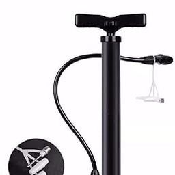 Bike Cycle Pump Portable Activated High Pressure Universal Foot Air Pump with Needle Extra Pressure Gauge Lightweight Pump for Motorbike, Cars, Bicycle, Football, Balloons, Scooter Pack of 1-22