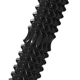 UJEAVETTE Massage Roller Back Legs Pilates Foam Roller for Fitness Gym Body Stretching Black-image-47