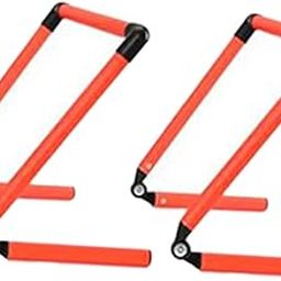 THE STYLE SUTRA® 2Pcs Sports Agility Hurdles Compact for Soccer Improves Coordination Fitness | Sporting Goods | Team Sports | Soccer | Training Aids-image-14