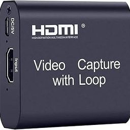 Atdaraz Video Capture Card, HDMI Video Game Converter with Loop Out, HDMI to USB Capture Device Support Full HD 1080P Video for Gaming, Streaming, Teaching, Video Conference,-94
