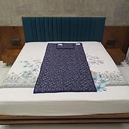 GT Enterprise BIO Magnetic Mattress Protector with 1 Pillow (3X6 feet) Blue-image-75