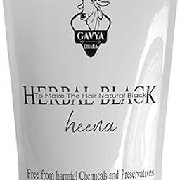 Gavyadhara Herbal Black Hair Color | Natural Black Henna | Chemical and Preservative Free | Pack of 40gm-image-77