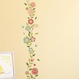 Wallstick ' Cute Wall Flowers' Wallsticker (Vinyl 120cm x 25 cm)-image-45