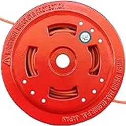 SADAIV NIPUN Universal Round Type Tap & Go Agricluture Grass Cutter Red Outdoor Equipment Compatible for All Types Brush Cutter Machine Size-12X12X2Cm Wt-250Gr(Red)-59