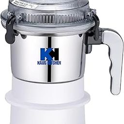 Sujata Mixer Grinder compatible stainless steel chutney jar with lid locks - 400 ML For all Sujata 900 Watt Mixer grinder, Powermatic, Supermix, Dynamix and Multimix-0