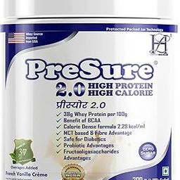 PreSure 2.0 HIGH PROTEIN HIGH CALORIE Whey Protein Vanilla Powder Creme Flavore For Men And Women_(200 GM)-2