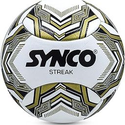 Synco Football Streak | PVC Machine Stitched | 6 Panel Soccer Ball | Suitable for Soft & Turf Ground | Football for Training & Practice Sessions, Soccer Ball Size 5-image-98
