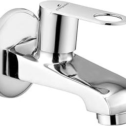 Cliquin Speed Bib Cock Tap | Wall Mounted Brass Faucet with Chrome Finish | Bathroom & Kitchen Use (Ornamax)-image-88