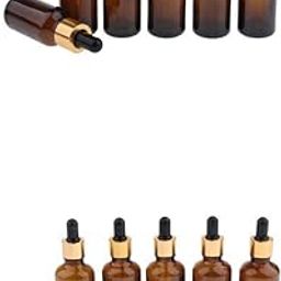 UJEAVETTE® 12X Empty Dropper Bottles Refillable Essential Oil Cosmetic Jar Canning Case-33